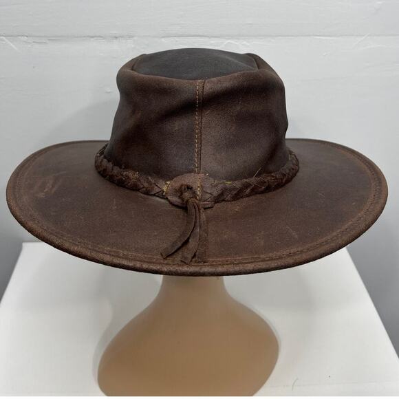 Minnetonka Unisex Brown The Fold Up Hat / Size- Large - Picture 3 of 10